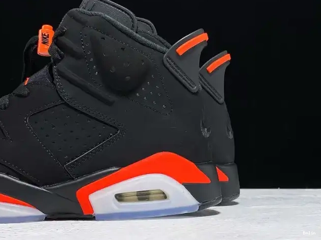 Bmlin Retro OG Infrared Jordan Air Black 384664-060 6 0503